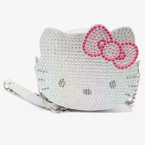 Euc Hello Kitty Rhinestone Crossbody Bag - Picture 2 of 9